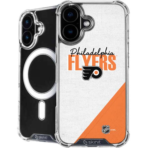 NHL Philadelphia Flyers Script iPhone 16 Plus MagSafe Case