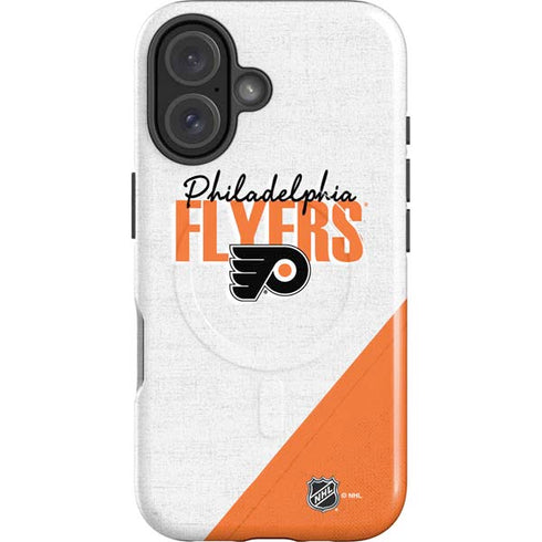 NHL Philadelphia Flyers Script iPhone 16 Plus Magsafe Impact Case