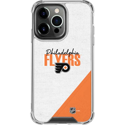 NHL Philadelphia Flyers Script iPhone 16 Pro Clear Case