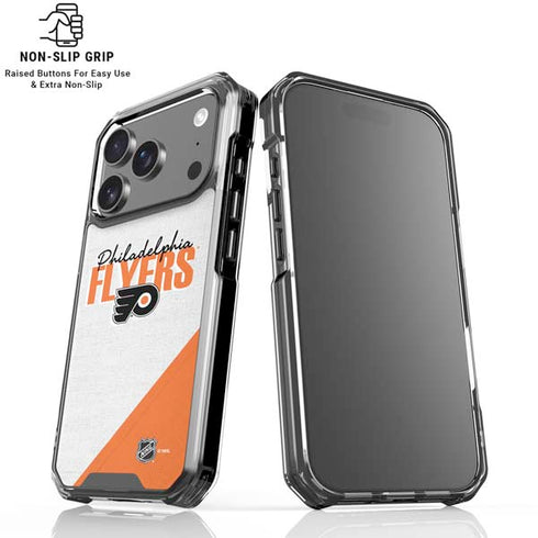 NHL Philadelphia Flyers Script iPhone 18 Pro Clear Case