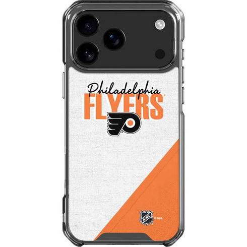 NHL Philadelphia Flyers Script iPhone 18 Pro Max Clear Case