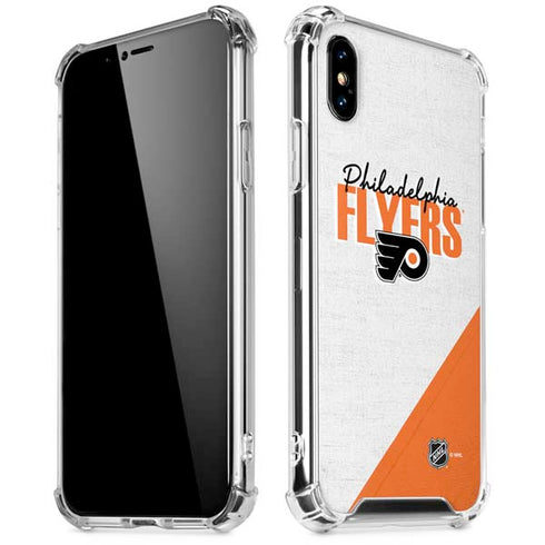 NHL Philadelphia Flyers Script iPhone X/XS Clear Case