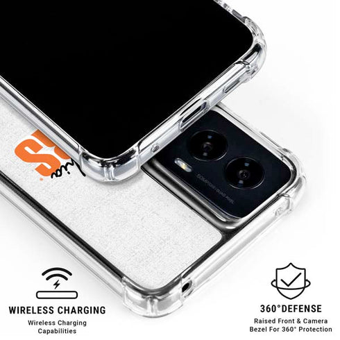 NHL Philadelphia Flyers Script Moto G Power 5G (2024) Clear Case