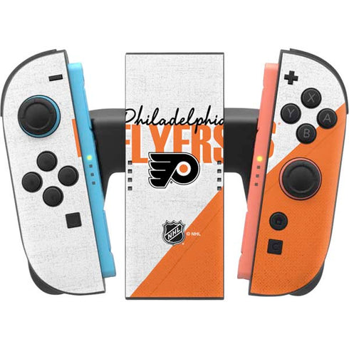 NHL Philadelphia Flyers Script Nintendo Switch 2 (2025) Joy-Con Controller Skin