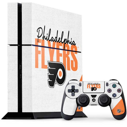 NHL Philadelphia Flyers Script PlayStation PS4 Skins