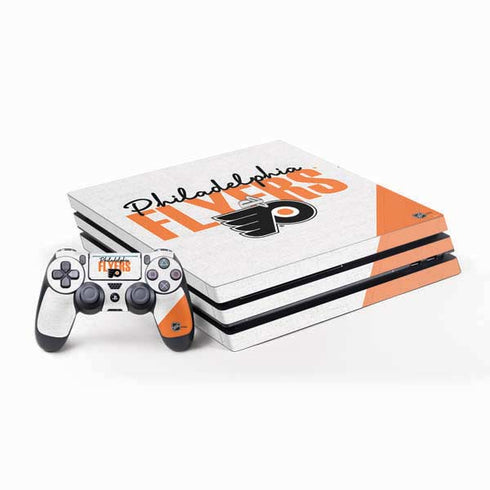 NHL Philadelphia Flyers Script PlayStation PS4 Skins