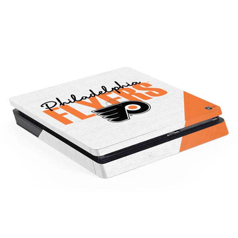 NHL Philadelphia Flyers Script PS4 Slim Skin