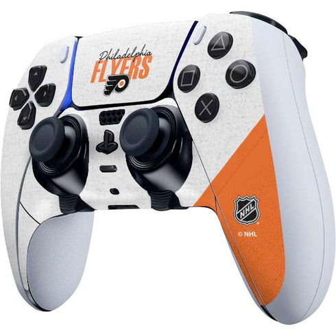 NHL Philadelphia Flyers Script PS5 DualSense Edge Pro Controller Skin