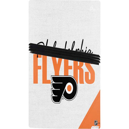 NHL Philadelphia Flyers Script PS5 Pro Console Skin