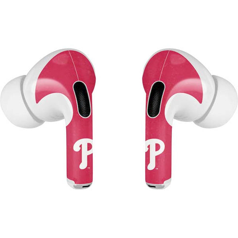 MLB Philadelphia Phillies - Solid Distressed AirPods Skins