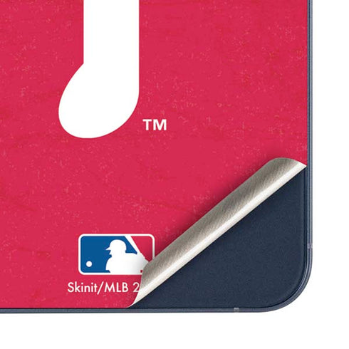 MLB Philadelphia Phillies - Solid Distressed Galaxy A35 5G Skin