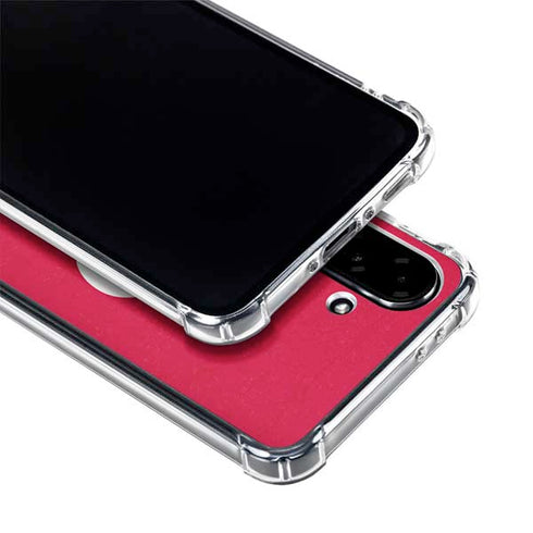 MLB Philadelphia Phillies - Solid Distressed Galaxy A36 5G Clear Case