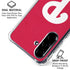 MLB Philadelphia Phillies - Solid Distressed Galaxy A36 5G Clear Case