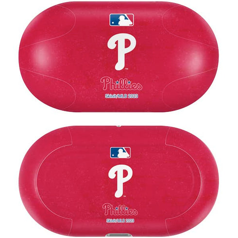 MLB Philadelphia Phillies - Solid Distressed Galaxy Buds Plus Skin