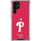 MLB Philadelphia Phillies - Solid Distressed Galaxy S23 Ultra Clear Case