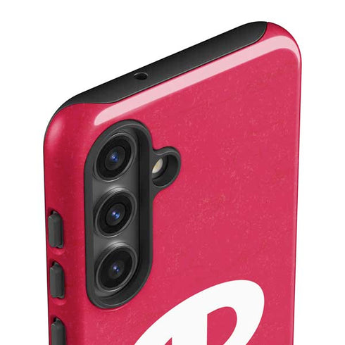 MLB Philadelphia Phillies - Solid Distressed Galaxy S25 Impact Case