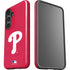 MLB Philadelphia Phillies - Solid Distressed Galaxy S25 Impact Case