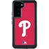 MLB Philadelphia Phillies - Solid Distressed Galaxy S24 Plus Waterproof Case