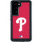 MLB Philadelphia Phillies - Solid Distressed Galaxy S24 Waterproof Case