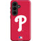 MLB Philadelphia Phillies - Solid Distressed Galaxy S26 Impact Case