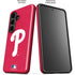 MLB Philadelphia Phillies - Solid Distressed Galaxy S26 Plus Impact Case