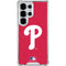MLB Philadelphia Phillies - Solid Distressed Galaxy S26 Ultra Clear Case