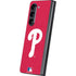 MLB Philadelphia Phillies - Solid Distressed Galaxy Z Fold5 5G Skin