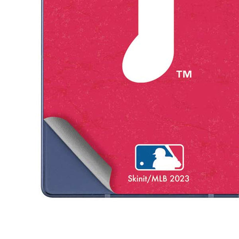 MLB Philadelphia Phillies - Solid Distressed Galaxy Z Fold6 Skin