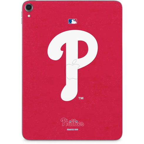 MLB Philadelphia Phillies - Solid Distressed Apple iPad Pro Skin