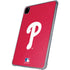 MLB Philadelphia Phillies - Solid Distressed iPad Pro 11in (2024) Clear Case