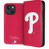 MLB Philadelphia Phillies - Solid Distressed iPhone 15 Plus Folio Case