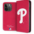 MLB Philadelphia Phillies - Solid Distressed iPhone 15 Pro Folio Case