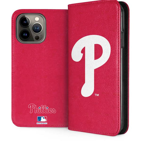 MLB Philadelphia Phillies - Solid Distressed iPhone Cases