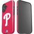 MLB Philadelphia Phillies - Solid Distressed iPhone 16 Plus Impact Case