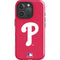 MLB Philadelphia Phillies - Solid Distressed iPhone 16 Pro Impact Case