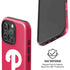 MLB Philadelphia Phillies - Solid Distressed iPhone 16 Pro Magsafe Impact Case