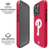 MLB Philadelphia Phillies - Solid Distressed iPhone 16 Pro Magsafe Impact Case