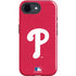 MLB Philadelphia Phillies - Solid Distressed iPhone 16e Impact Case
