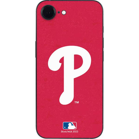 MLB Philadelphia Phillies - Solid Distressed iPhone 16e Skin