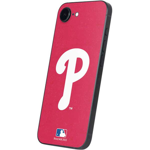 MLB Philadelphia Phillies - Solid Distressed iPhone 16e Skin