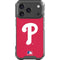 MLB Philadelphia Phillies - Solid Distressed iPhone 18 Pro Clear Case