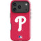 MLB Philadelphia Phillies - Solid Distressed iPhone 18 Pro Impact Case