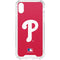 MLB Philadelphia Phillies - Solid Distressed iPhone XS Clear Case
