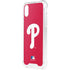 MLB Philadelphia Phillies - Solid Distressed iPhone XS Clear Case