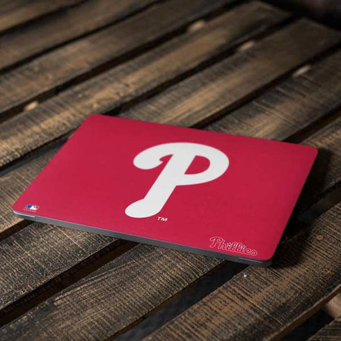 MLB Philadelphia Phillies - Solid Distressed Apple MacBook Air Skin