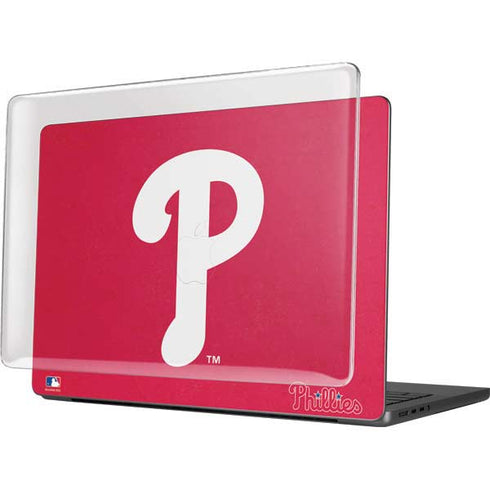 MLB Philadelphia Phillies - Solid Distressed MacBook Pro 14in (2021-24) Case plus Skin