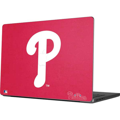 MLB Philadelphia Phillies - Solid Distressed Apple MacBook Pro 14-inch Skin