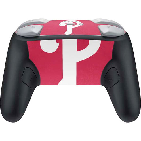 MLB Philadelphia Phillies - Solid Distressed Nintendo Switch 2 (2025) Pro Controller Skin