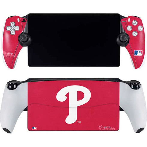 MLB Philadelphia Phillies - Solid Distressed PlayStation Portal Remote Player Skin