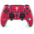 MLB Philadelphia Phillies - Solid Distressed PS5 DualSense Edge Pro Controller Skin
